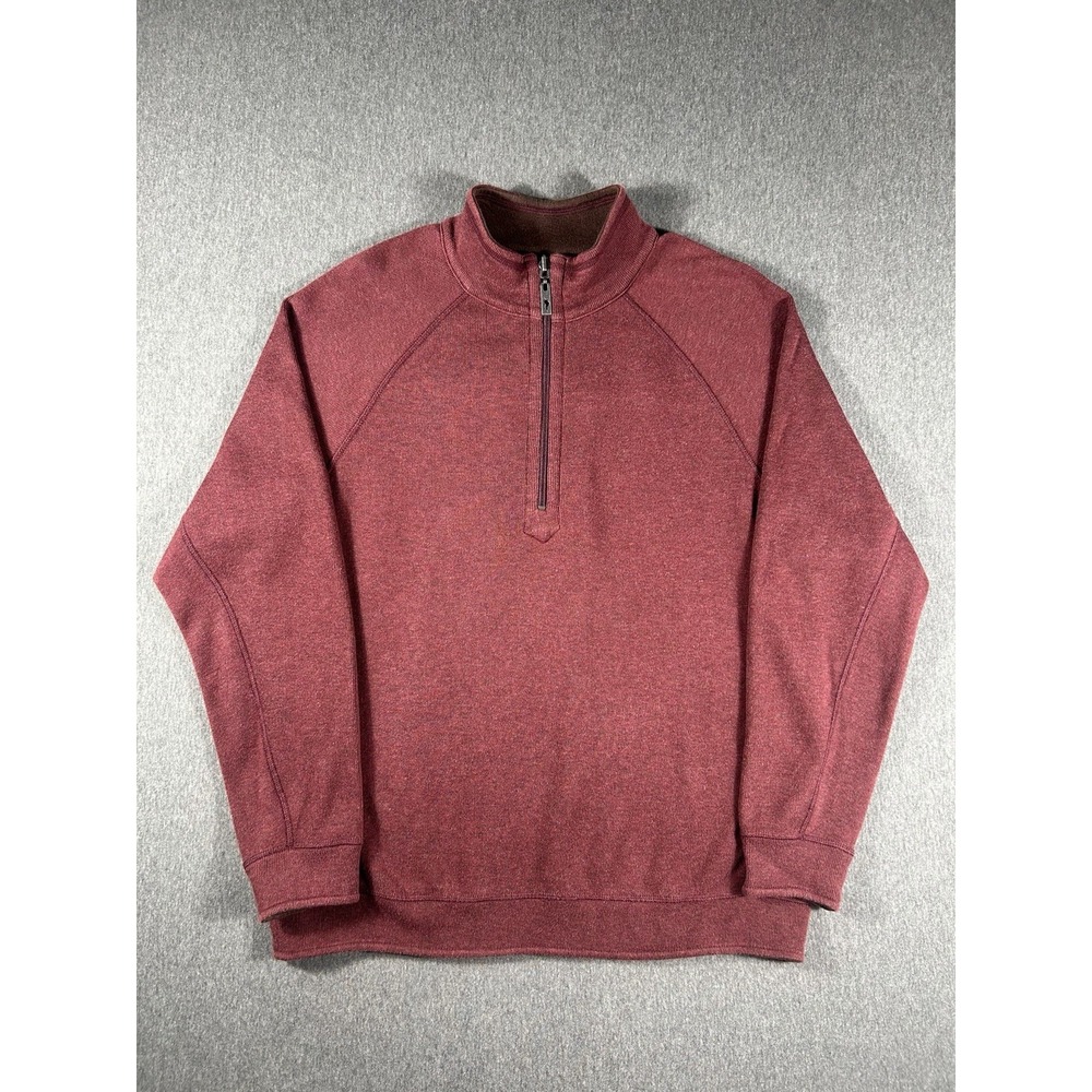 Tommy Bahama Flipshot Reversible Half-Zip Raglan Pullover‎ Sweater S